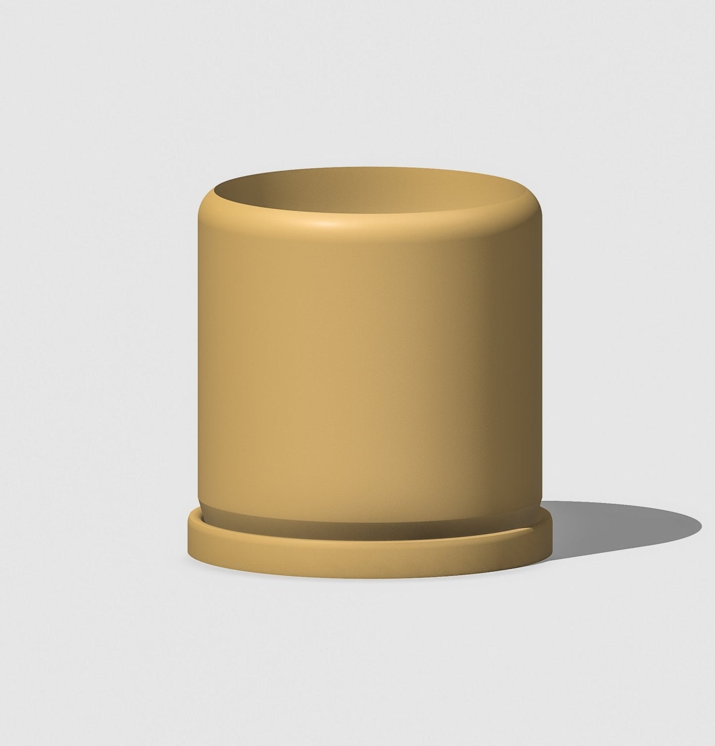 3D-Printed Round Planter